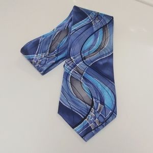 J.Garcia "Emerald City" Swirl Pattern Necktie. Jerry Garcia. Grateful Dead